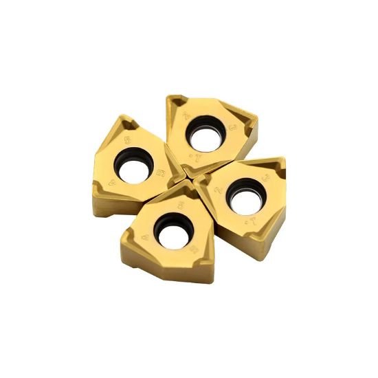 Picture of ICE WNKX 080616TR CT5320 Milling Insert Trigon 0.063 Corner Radius TiAIn + TiN