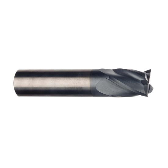 Picture of Imco 30534 Dia 5/16 SH 0.3125 LOC 0.50 OAL2.00 End Mill Standard Flute Standard Helix Carbide AlTiN Single End Square Sharp General PURPOSE