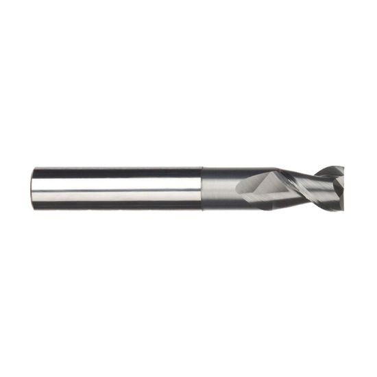 Picture of Imco 33019 Dia 1/2 SH 0.50 LOC 0.6250 OAL4.00 End Mill Standard Flute High Helix Carbide Uncoated Single End Square Sharp Streaker Mill