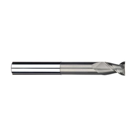 Picture of Imco 33027 Dia 3/4 SH 0.7500 LOC 1.00 OAL6.00 End Mill Standard Flute High Helix Carbide Uncoated Single End Square Sharp Streaker Mill