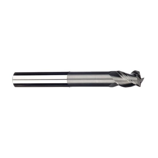 Picture of Imco 33048 Dia 1/2 SH 0.50 LOC 0.6250 OAL6.00 End Mill Standard Flute High Helix Carbide Uncoated Single End Square Sharp Streaker Mill
