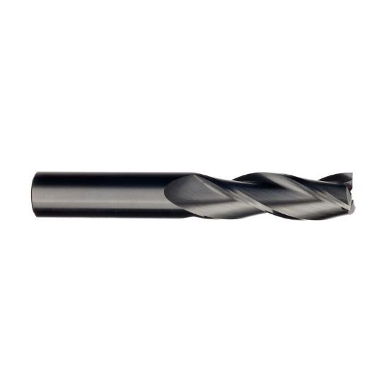 Picture of Imco 33789 Dia 3/4 SH 0.7500 LOC 2.2500 OAL5.00 End Mill Standard Flute Standard Helix Carbide Uncoated Single End Square Sharp General PURPOSE
