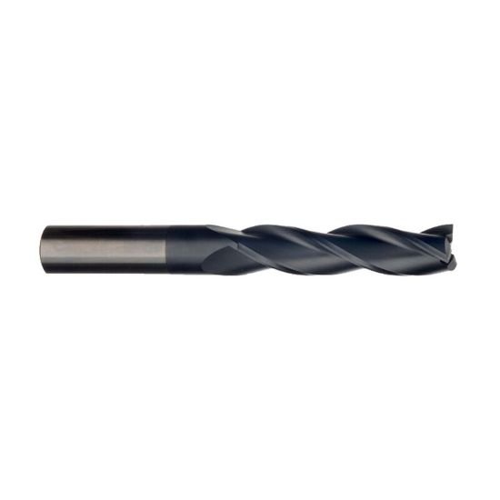 Picture of Imco 34051 Dia 1/4 SH 0.2500 LOC 1.50 OAL4.00 End Mill Standard Flute Standard Helix Carbide AlTiN Single End Square Sharp General PURPOSE