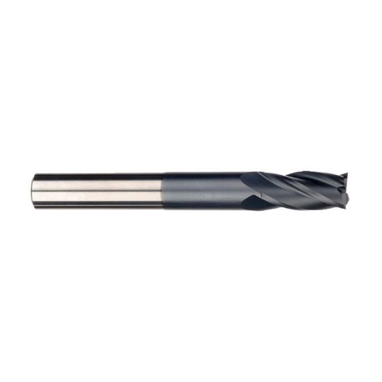 Picture of Imco 34136 Dia 3/8 SH 0.3750 LOC 1.7500 OAL4.00 End Mill Standard Flute Standard Helix Carbide Uncoated Single End Square Sharp General PURPOSE