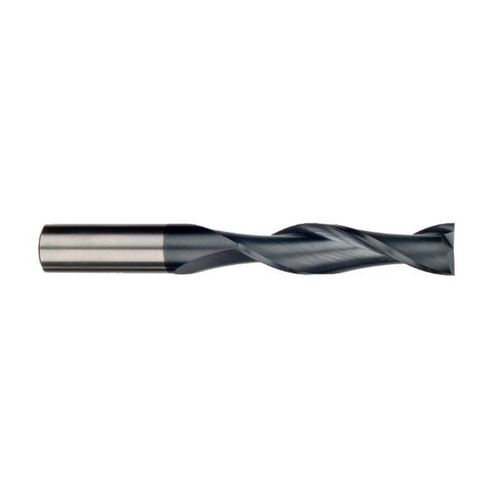 Picture of Imco 36610 Dia 1/8 SH 0.1250 LOC 0.7500 OAL2.2500 End Mill Standard Flute Standard Helix Carbide AlTiN Single End Square Sharp General PURPOSE