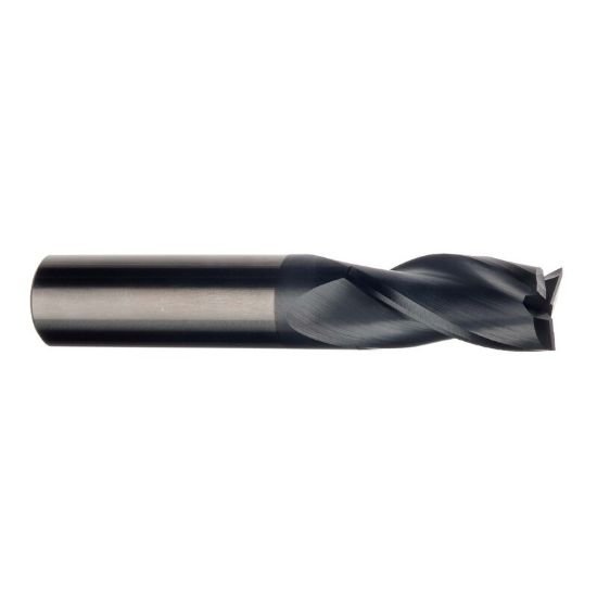 Picture of Imco 37034 Dia 12mm SH 0.4724 LOC 0.9843 OAL2.9528 End Mill Standard Flute Standard Helix Carbide AlTiN Single End Square Sharp General PURPOSE