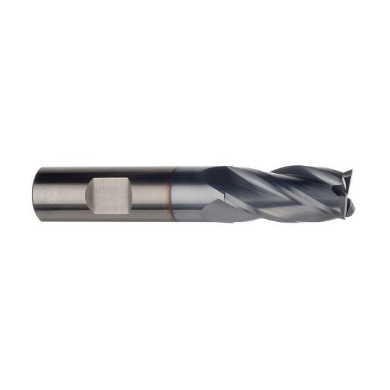 Picture of Imco 39785 Dia 3/4 SH 0.7500 LOC 1.50 OAL4.00 End Mill Standard Flute Standard Helix Carbide TiCN Single End Square Sharp General PURPOSE