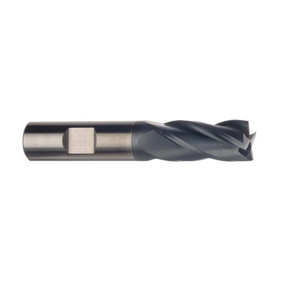 Picture of Imco 39794 Dia 3/4 SH 0.7500 LOC 1.50 OAL4.00 End Mill Standard Flute Standard Helix Carbide AlTiN Single End Square Sharp General PURPOSE