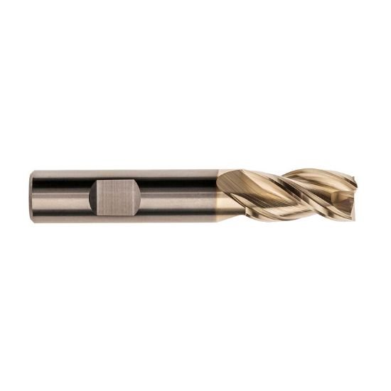 Picture of Imco 61101 Dia 3/4 SH 0.7500 LOC 1.6250 OAL4.00 End Mill Standard Flute High Helix Carbide Uncoated Single End Square Sharp Streaker Mill