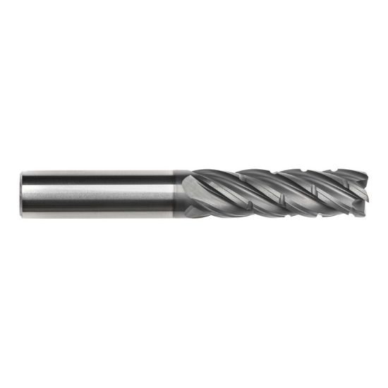 Picture of Imco 61459 Dia 12mm SH 0.4724 LOC 1.4173 OAL3.4646 End Mill Standard Flute Standard Helix Carbide TAC Single End Corner Radius0.0394 1.00mm Pow-R-Path Mill