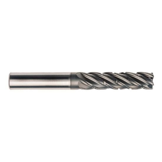 Picture of Imco 61461 Dia 12mm SH 0.4724 LOC 1.6535 OAL3.6614 End Mill Standard Flute Standard Helix Carbide TAC Single End Corner Radius0.0394 1.00mm Pow-R-Path Mill