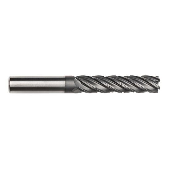 Picture of Imco 61463 Dia 12mm SH 0.4724 LOC 1.8898 OAL3.9370 End Mill Standard Flute Standard Helix Carbide TAC Single End Corner Radius0.0394 1.00mm Pow-R-Path Mill