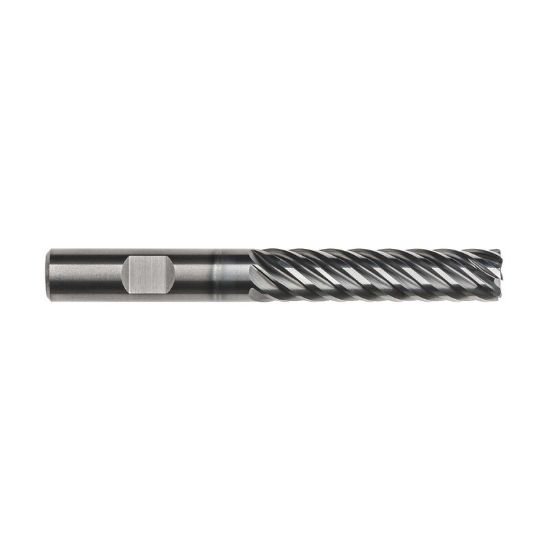 Picture of Imco 63019 Dia 12mm SH 0.4724 LOC 1.8898 OAL3.9370 End Mill Standard Flute Standard Helix Carbide AlCrN Single End Corner Radius0.1181 3.00mm Pow-R-Path Mill