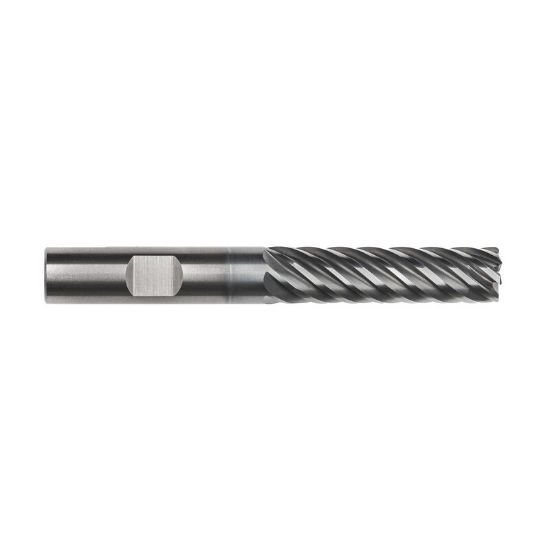 Picture of Imco 63031 Dia 16mm SH 0.6299 LOC 2.2047 OAL4.3307 End Mill Standard Flute Standard Helix Carbide AlCrN Single End Corner Radius0.0591 1.50mm Pow-R-Path Mill