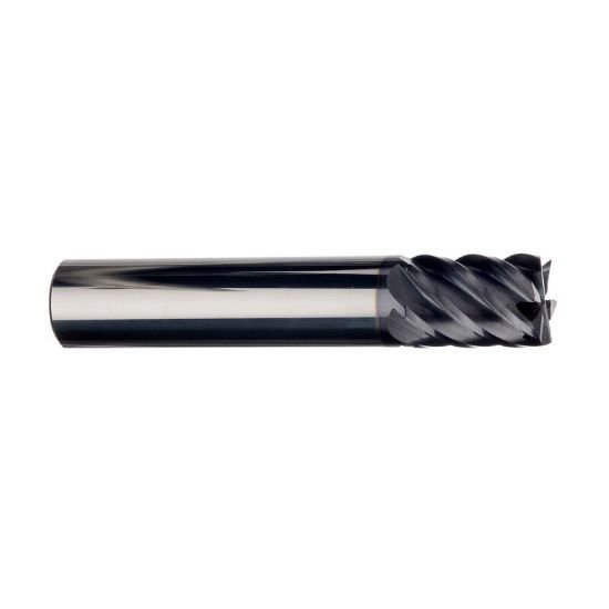 Picture of Imco 63196 Dia 3/8 SH 0.3750 LOC 0.50 OAL2.50 End Mill Carbide TiAlN Single End Square Sharp Omega-6 Mill
