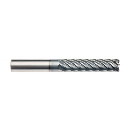 Picture of Imco 63691 Dia 10mm SH 0.3937 LOC 1.5748 OAL3.4646 End Mill Carbide AlCrN Single End Square Sharp Pow-R-Path Mill