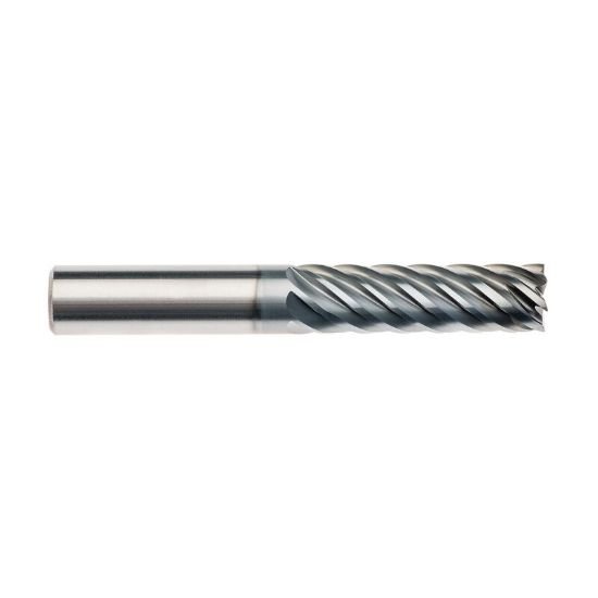 Picture of Imco 63782 Dia 25mm SH 0.9843 LOC 2.9528 OAL5.9055 End Mill Standard Flute Standard Helix Carbide AlCrN Single End Corner Radius0.0787 2.00mm Pow-R-Path Mill