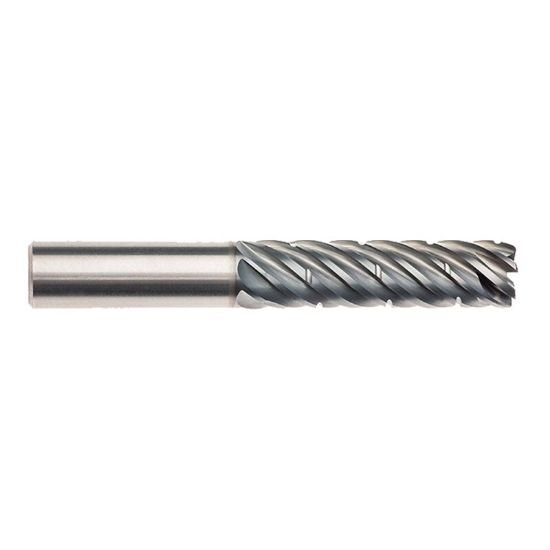 Picture of Imco 63789 Dia 25mm SH 0.9843 LOC 3.4646 OAL6.4961 End Mill Standard Flute Standard Helix Carbide AlCrN Single End Corner Radius0.0394 1.00mm Pow-R-Path Mill