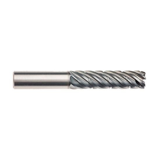Picture of Imco 63795 Dia 12mm SH 0.4724 LOC 1.8898 OAL3.9370 End Mill Standard Flute Standard Helix Carbide AlCrN Single End Corner Radius0.0394 1.00mm Pow-R-Path Mill