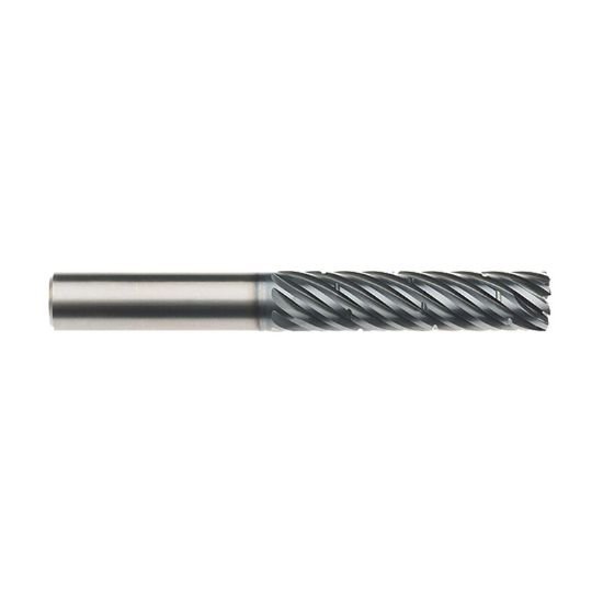 Picture of Imco 64151 Dia 12mm SH 0.4724 LOC 1.6535 OAL3.6614 End Mill Standard Flute Standard Helix Carbide AlCrN Single End Corner Radius0.0394 1.00mm Pow-R-Path Mill