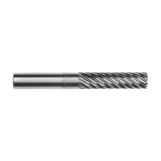 Picture of Imco 64238 Dia 5/8 SH 0.6250 LOC 1.8750 OAL4.00 End Mill Standard Flute Standard Helix Carbide AlCrN Single End Corner Radius0.0600 1.52mm Pow-R-Path Mill