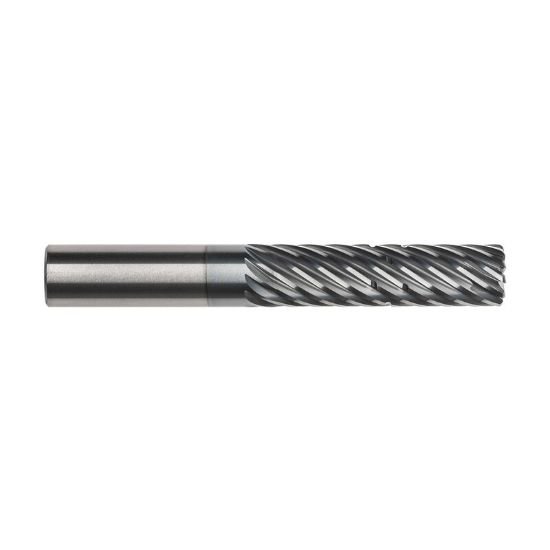 Picture of Imco 64239 Dia 5/8 SH 0.6250 LOC 2.1875 OAL4.50 End Mill Standard Flute Standard Helix Carbide AlCrN Single End Corner Radius0.0300 0.76mm Pow-R-Path Mill