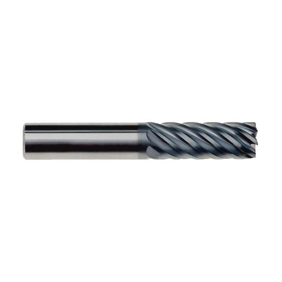 Picture of Imco 64357 Dia 6mm SH 0.2362 LOC 0.4724 OAL2.2441 End Mill Standard Flute Standard Helix Carbide AlCrN Single End Corner Radius0.0197 0.50mm Pow-R-Path Mill