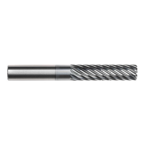 Picture of Imco 64459 Dia 16mm SH 0.6299 LOC 1.8898 OAL4.3307 End Mill Standard Flute Standard Helix Carbide AlCrN Single End Corner Radius0.0591 1.50mm Pow-R-Path Mill