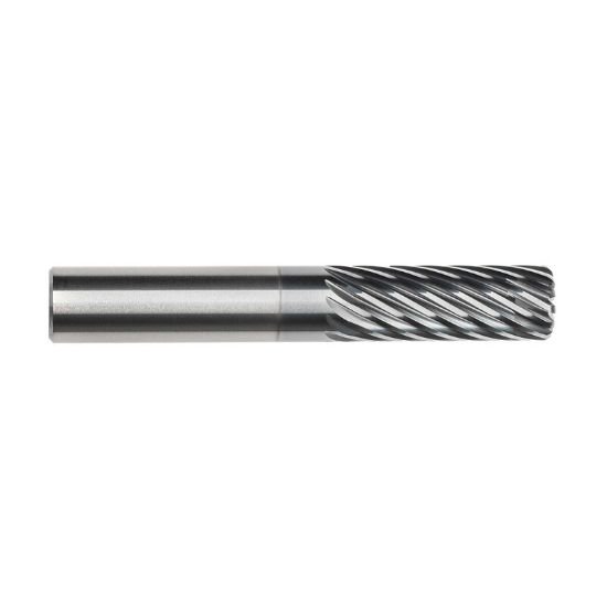 Picture of Imco 64486 Dia 16mm SH 0.6299 LOC 1.8898 OAL4.3307 End Mill Standard Flute Standard Helix Carbide AlCrN Single End Corner Radius0.0394 1.00mm Pow-R-Path Mill