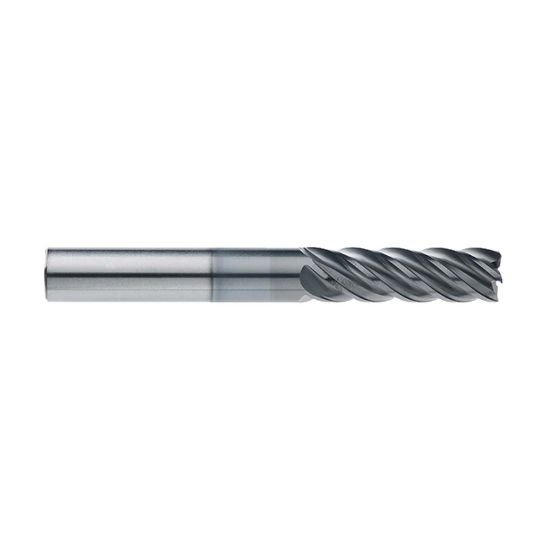 Picture of Imco 65286 Dia 1/2 SH 0.50 LOC 1.6250 OAL6.00 End Mill Standard Flute Standard Helix Carbide AlCrN Single End Corner Radius0.0150 0.38mm enDURO Mill