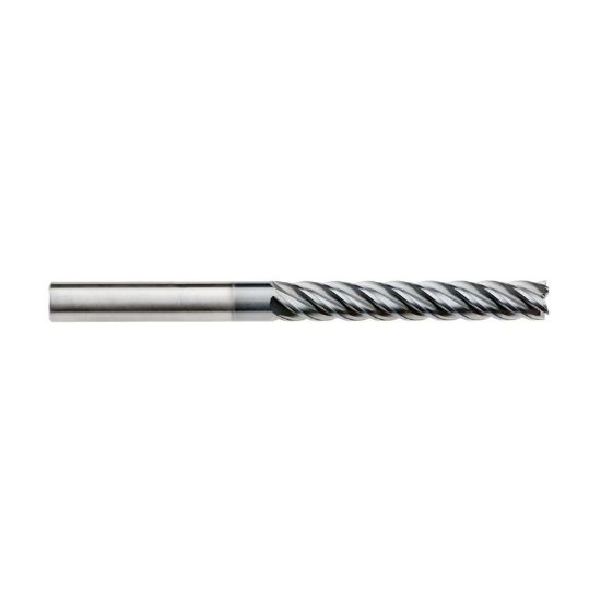 Picture of Imco 65316 Dia 1/2 SH 0.50 LOC 3.2500 OAL6.00 End Mill Standard Flute Standard Helix Carbide AlCrN Single End Corner Radius0.0900 2.29mm enDURO Mill