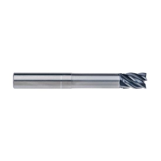 Picture of Imco 65870 Dia 1 SH 1.00 LOC 1.2500 OAL7.00 End Mill Standard Flute Standard Helix Carbide AlCrN Single End Corner Radius0.0600 1.52mm enDURO Mill