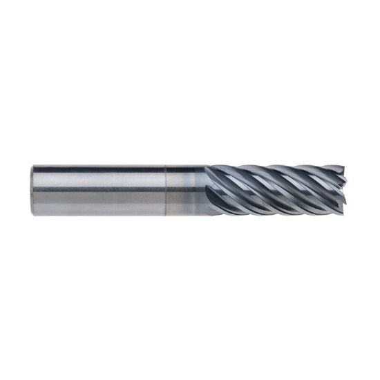 Picture of Imco 66327 Dia 1 SH 1.00 LOC 2.2500 OAL5.00 End Mill Standard Flute Standard Helix Carbide AlCrN Single End Corner Radius0.0300 0.76mm enDURO Mill