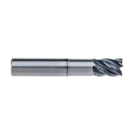 Picture of Imco 66707 Dia 8mm SH 0.3150 LOC 0.3937 OAL2.4803 End Mill Standard Flute Standard Helix Carbide AlCrN Single End Corner Radius0.0197 0.50mm enDURO Mill