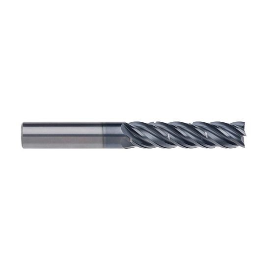 Picture of Imco 66901 Dia 12mm SH 0.4724 LOC 1.9685 OAL3.9370 End Mill Standard Flute Standard Helix Carbide AlCrN Single End Corner Radius0.0295 0.75mm enDURO Mill