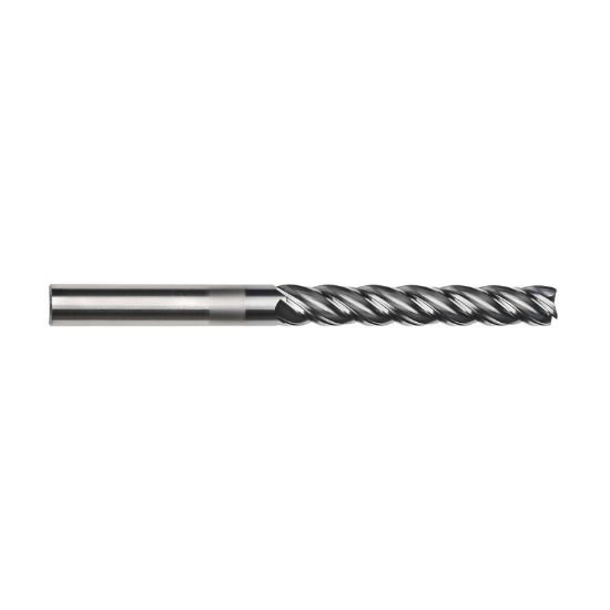 Picture of Imco 67270 Dia 1/2 SH 0.50 LOC 3.2500 OAL6.00 End Mill Standard Flute Variable Helix Carbide AlCrN Single End Corner Radius0.0600 1.52mm Pow-R-Feed Mill