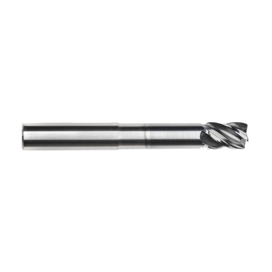 Picture of Imco 68035 Dia 12mm SH 0.4724 LOC 0.5906 OAL3.9370 End Mill Standard Flute Variable Helix Carbide AlCrN Single End Corner Radius0.0394 1.00mm Pow-R-Feed Mill