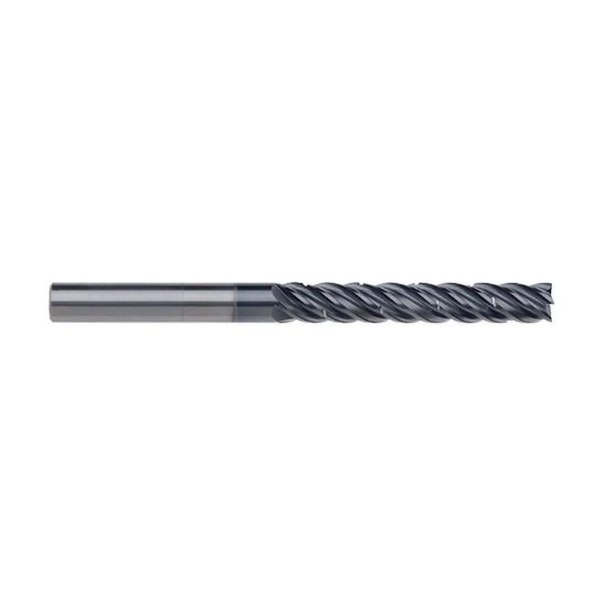 Picture of Imco 68261 Dia 1/2 SH 0.50 LOC 3.2500 OAL6.00 End Mill Standard Flute Standard Helix Carbide AlCrN Single End Corner Radius0.0150 0.38mm enDURO Mill
