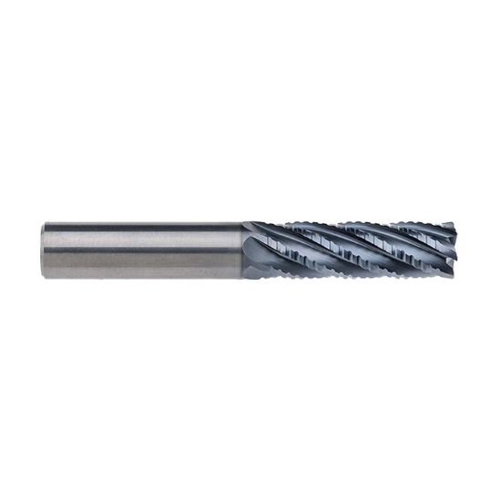 Picture of Imco 68741 Dia 1/2 SH 0.50 LOC 1.2500 OAL3.00 End Mill Standard Flute Standard Helix Carbide AlCrN Single End Corner Radius0.0300 0.76mm IncOneX End Mill