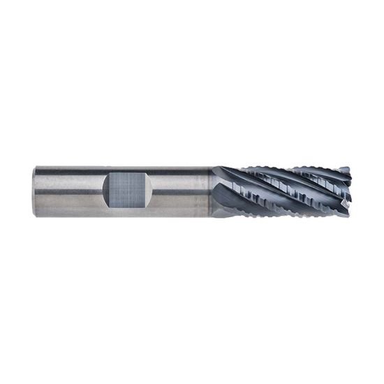 Picture of Imco 68754 Dia 3/4 SH 0.7500 LOC 2.3750 OAL5.00 End Mill Standard Flute Standard Helix Carbide AlCrN Single End Corner Radius0.0300 0.76mm IncOneX End Mill