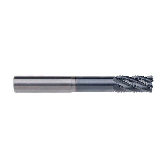 Picture of Imco 68786 Dia 1/4 SH 0.2500 LOC 0.50 OAL3.00 End Mill Standard Flute Standard Helix Carbide AlCrN Single End Corner Radius0.0150 0.38mm IncOneX End Mill