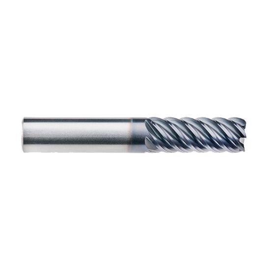 Picture of Imco 69193 Dia 20mm SH 0.7874 LOC 1.4961 OAL4.0945 End Mill Standard Flute High Helix Carbide AlTiN Single End Corner Radius0.0394 1.00mm Omega-6 Mill