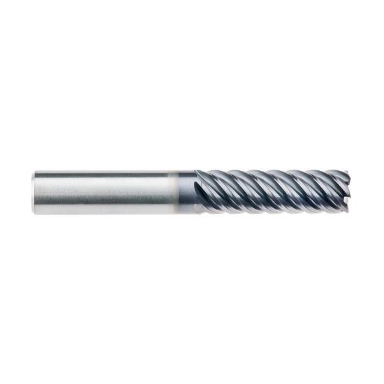 Picture of Imco 69202 Dia 20mm SH 0.7874 LOC 3.3465 OAL5.9055 End Mill Standard Flute High Helix Carbide AlTiN Single End Corner Radius0.0591 1.50mm Omega-6 Mill