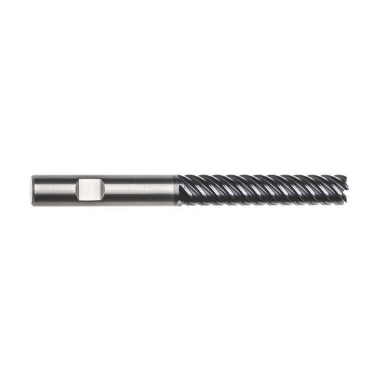 Picture of Imco 69245 Dia 1/2 SH 0.50 LOC 2.6250 OAL5.00 End Mill Standard Flute High Helix Carbide AlTiN Single End Square Sharp Omega-6 Mill