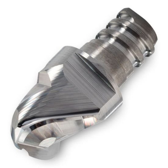 Picture of Ingersoll 46B-2520TQRC04-P IN05S Dia 1/4 SH T05 LOC 0.2500End Mill,Replacable Head Standard Flute Standard Helix Carbide Uncoated Single End Ball NoseBall CHIPSURFER