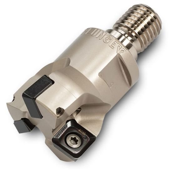 Picture of Ingersoll QHU-15017X8R01 Milling Cutter 1.500 ScrewM16 3 Flute Coolant 0.47 Max DOC