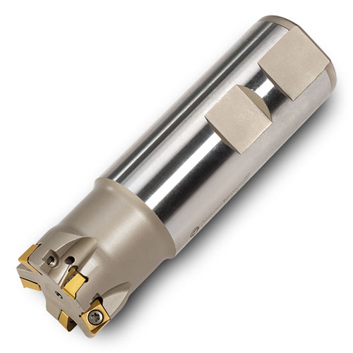 Picture of Ingersoll 1TJ1D-0701284R01 Milling Cutter 90.0°, Back Draft 0.750 Weldon 0.7500 3 Flute Coolant 0.24 Max DOC 3.250 OAL