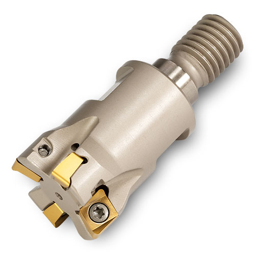 Picture of Ingersoll 1TJ1D-10015X7R01 Milling Cutter 90.0°, Back Draft 1.000 ScrewM12 4 Flute Coolant 0.24 Max DOC