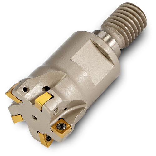 Picture of Ingersoll 1TJ1C-06010X5R01 Milling Cutter 90.0°, Back Draft 0.625 ScrewM08 3 Flute Coolant 0.18 Max DOC