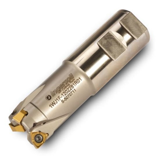 Picture of Ingersoll 1WJ1F-1001780R01 Milling Cutter 90.0° 1.000 Cylindrical1.0000 2 Flute Coolant 0.22 Max DOC 4.000 OAL